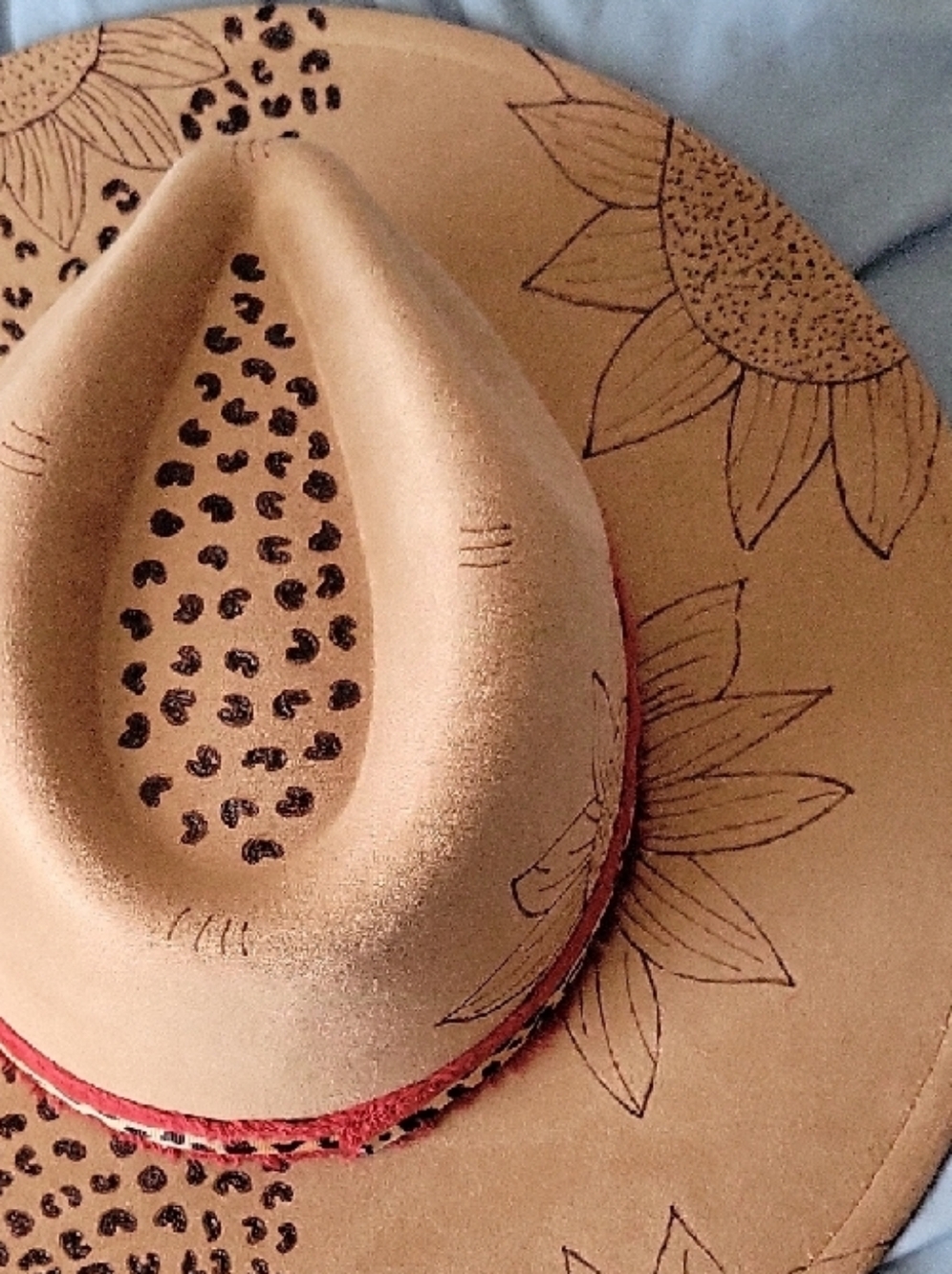 Hand Burned Fedora - Picture 3 of 4